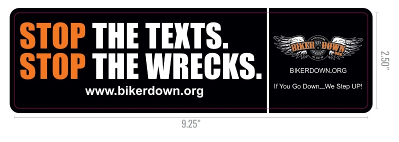 Bumper Sticker - Stop the Texts...Stop the Wrecks