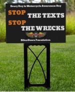 Yard Sign - Stop the Texts..Stop the Wrecks