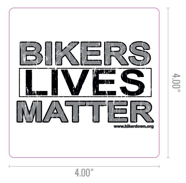 Bikers Live Matter Sticker